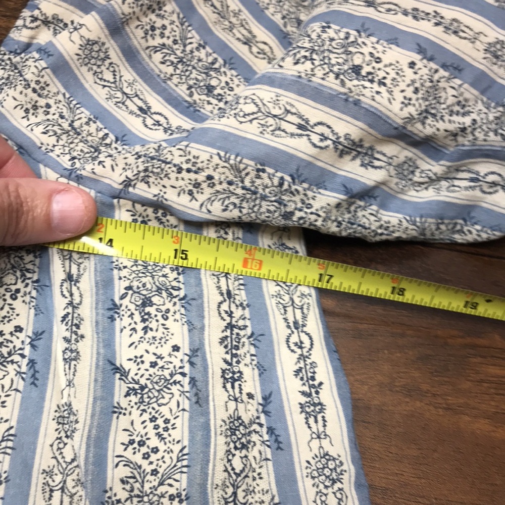 Aureum Lakeland Floral Striped Peasant Top - Picture 8 of 9